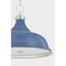 Hudson Valley Lighting Painted No. 1 4 Light Pendant in Polished Nickel/Soft French Blue by Mark D. Sikes MDS300L-PN/FBL - alternate 3
