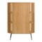 Homeroots 57" White Wood Three Tier Standard Bookcase 517728 - alternate 3