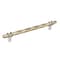 Amerock London 8 in 203 mm Center-to-Center Golden Champagne/Polished Chrome Cabinet Pull BP36663BBZ26 - alternate 1