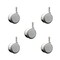 Service Caster 2.375 Inch MRI Safe Casters, 7/16 Grip Ring Stem, Set of 5, 5PK SCC-GR02S60-TPR-GRY-716138-MRI-5 - alternate 1