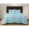 Homeroots Blue King Polyester 180 Thread Count Washable Down Comforter Set 528960 - alternate 3