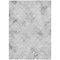 Homeroots 3' X 5' Gray Charcoal And Silver Geometric Washable Indoor Outdoor Area Rug 588268 - alternate 3