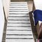 Jonathan Y Colonia Berber Stripe Ivory/Black 2 ft. x 8 ft. Indoor/Outdoor Runner Rug SMB125D-28 - alternate 1