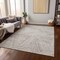 Homeroots 5' X 8' Beige And Brown Abstract Washable Indoor Outdoor Area Rug 596987 - alternate 3
