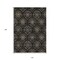 Homeroots 10' X 14' Black Gray And Brown Medallion Washable Indoor Outdoor Area Rug 587697 - alternate 2