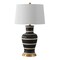 Jonathan Y Julian 29" Traditional Classic Ceramic Urn LED Table Lamp, Black/Beige JYL4026J - alternate 3