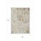 Homeroots 5' X 8' Taupe And Ivory Abstract Washable Indoor Outdoor Area Rug 614312 - alternate 2