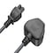 Sanoxy 3ft 12 AWG 20A 250V Heavy Duty Power Cord IEC320 C20 to IEC320 C19, Blue SNX-CBL-LDR-PW132-2203 - alternate 2