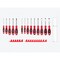Tekton Phillips and Slotted Screwdriver Set w/Red Modular Organizers-4in Shanks, 14pc (#0-#4, 3-14mm) DWZ90117 - alternate 2