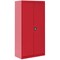 Sandusky Lee Storage Cabinet, 72 in H, 36 in W, 18 in D, Recessed, Keyed, Red, 4 Shelves EA4R361872-01 - alternate 3