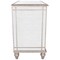 Homeroots Rectangle Mirrored Three Drawer Console Storage Chest 383193 - alternate 2