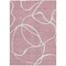Homeroots 8' X 10' Pink And Ivory Abstract Washable Indoor Outdoor Area Rug 597502 - alternate 4