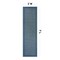 World Rug Gallery Contemporary Bordered Weather Resistant Reversible Indoor/Outdoor Rug 2 ft x 7 ft Blue WR111BLUE2X7 - alternate 3