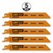 Cmt RECIPROCATING SAW BLADES for METAL (BIM) 6inx 24TPI (5-PCS.) JS922AF-5 - alternate 2