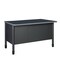 Regency Mesa Steel Single Pedestal Teacher's Office Desk with Center Drawer 48in x 30in, Grey 66348SPCDGY - alternate 2