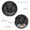 Pyle PylePair 8.0 in Bluetooth Flush Mount In-wall Speaker System, 400W, Polypropylene Cone, Black PDICBT87 - alternate 3