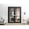 Sartodoors Solid French Double Doors Black 60x80 (2* 30x80) Solid Core Modern Interior QUADRO4522DD-BLK-60 - alternate 3