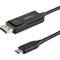 Startech.Com 6ft USB C to DisplayPort 1.2 Cable 4K CDP2DP2MBD - alternate 1