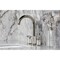 Kingston Brass Widespread Bathroom Faucet with Knurled Handle and Brass Pop-Up, Polished Nickel FSC8929KNL - alternate 3