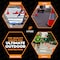 Xpose Safety Traffic Safety Cone, 18 in, PVC, 6 in Reflective Collar, DOT Approved, Orange, 24 pk OTC18-6-24-X-S - alternate 2