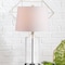 Jonathan Y Walsh 25" Glass LED Table Lamp, Clear/Chrome JYL1018A - alternate 3