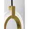 Afx Halo 8in LED Pendant Light, Light Antique Brass HLOP08LAJUDLB - alternate 2