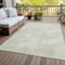 Homeroots 9' X 12' Beige Washable Indoor Outdoor Area Rug 598798 - alternate 3