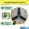 Edendirect 39 in.Variable Speed High Velocity Drum Fan in Yellow with Built In Handle and Wheel ZR-FAN-D36FDC - alternate 3