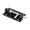 Prime-Line Door and Gate, Extra Heavy Duty Slide Barrel Bolt Latch 5-1/2 inch with Screws, Matte Black U 117618 - alternate 2