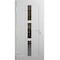 Vdomdoors Front Exterior Prehung Metal-Plastic Door, Manux 8112 White Silk, Office Commercial and Residential MANUX8112EXD-WS-W36xH80-RH - alternate 1