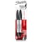 Sharpie Brush Twin Permanent Markers, Ultra Fine Brush Marker Point, Black Ink, 6PK 2152698 - alternate 1