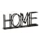 Homeroots 11" Black Metal Home Tabletop Sign 635391 - alternate 1