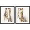 Homeroots Set Of Two Gift Horse Brown Framed Print Wall Art, 2PK 416400 - alternate 2
