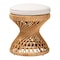 Bali & Pari Borneo Bohemian Light Honey Rattan Footstool 248-13735-ZORO - alternate 1