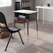 Flash Furniture 31.25 H, 24 W X Laminate, Steel, Gray 5-FD-DESK-GY-GG - alternate 4