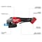 Milwaukee Tool M18 FUEL 4-1/2"-7" Variable Speed Braking Grinder, Paddle Switch w/ ONE-KEY 3674-20 - alternate 3