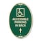Signmission With NY - Approved Isa Symbol Accessible Park, 12 In X 18 In Architectural, Heavy Gauge Aluminum A-OV-G-1218-22697 - alternate 1