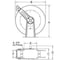 Reelcraft PW81000 OHP 3/8"x100' 4500 PSI Spring Retractable Pressure Wash Hose Reel PW81000 OHP - alternate 2