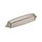 Amerock Stature 5-1/16 in 128 mm Center-to-Center Satin Nickel Cabinet Cup Pull BP22439G10 - alternate 1