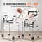 Vevor Folding Walker Stand-Assist Folding Walkers with Adjustable Height & Width FBL860516 - alternate 4