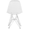 Leisuremod Cresco Plastic Dining Side Chair, Clear CR19CL - alternate 3