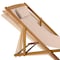 Lavish Home Beach Lounge Chair Adjustable Height Reclining Sling Chair Portable Wood Folding Chair 50-LG1512 - alternate 2