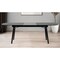 Homeroots 71" Black Rectangular Manufactured Wood Butterfly Leaf Dining Table 486019 - alternate 2