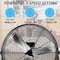 Edendirect 30in. 11000 CFM Heavy Duty High Velocity Drum Fan3 Speeds, 360 Deg Tilt, Black ZRFGD-30-Black - alternate 3