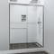 Fab Glass And Mirror Bypass Sliding Shower Door Sorrento Economy Series Adjustable 56in-60in Width 72in Height - Semi-F SHSO60X72BN - alternate 2