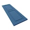 Ekena Millwork True Fit PVC Two Equal Raised Panel Shutters, Sojourn Blue, 12W x 42H, PR TFP101RPF12X042HB - alternate 3