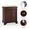 Crosley Lafayette Wood Top Portable Kitchen Island/Cart KF30021BMA - alternate 3