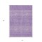 Homeroots 3' X 5' Lavender And Purple Tribal Washable Indoor Outdoor Area Rug 582626 - alternate 2