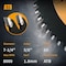 Powertec 7-1/4 Inch Circular Saw Blade, 60T, 5/8" Arbor, Thin Kerf Carbide Tipped Wood Cutting Blade, 2PK 14016-P2 - alternate 2