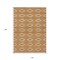 Homeroots 10' X 14' Copper And Ivory Geometric Washable Indoor Outdoor Area Rug 599657 - alternate 3